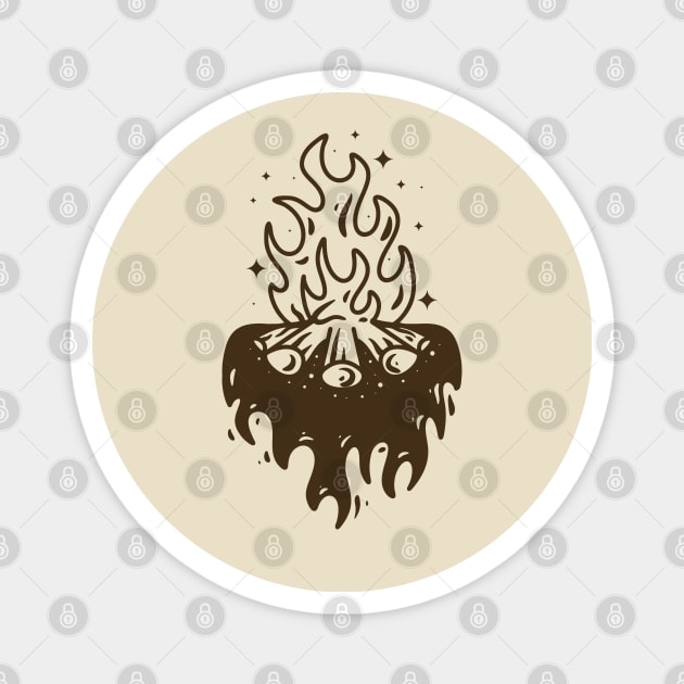 Bonfire Magnet by adipra std